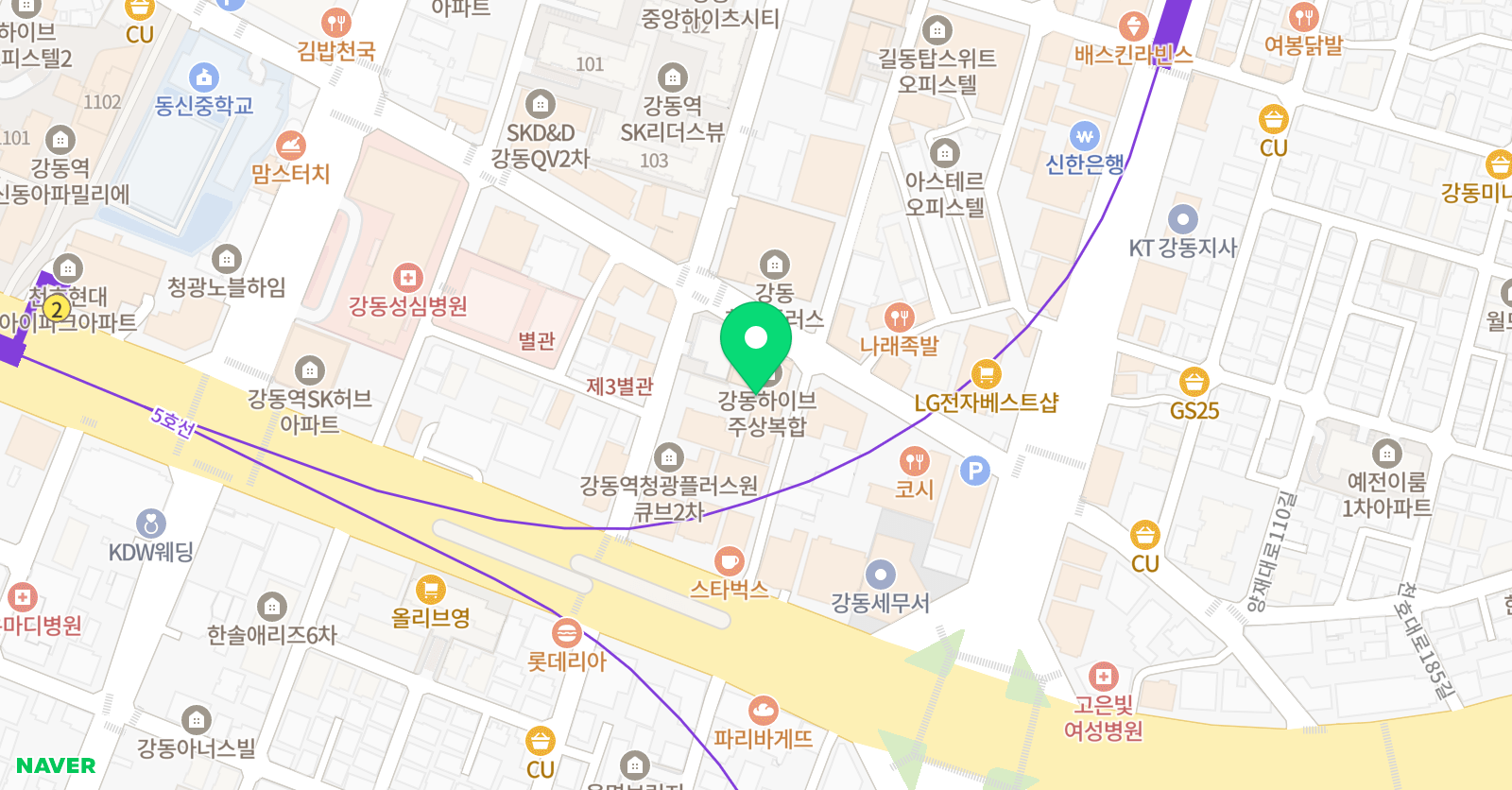 와이 원어민영어회화 대면 비대면 위치
