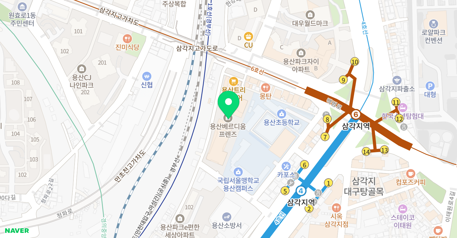 클레프 바이올린 위치