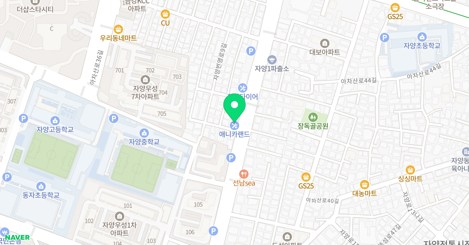 WIN FC 축구교실 1호점 위치