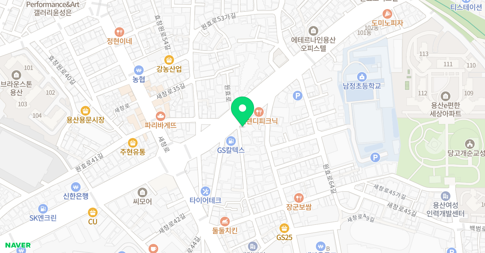 참쉬운 수학 위치