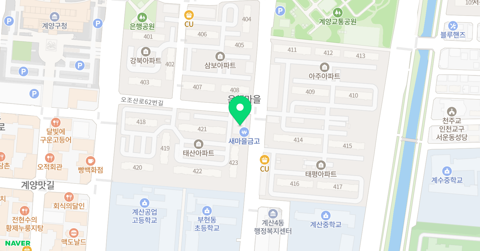 엠베스트 SE 계양계산점 위치