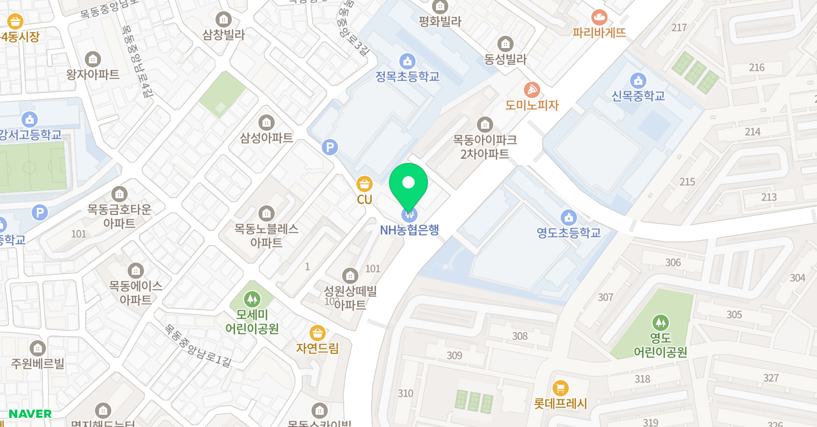 현재어학원 목동제2캠퍼스 위치