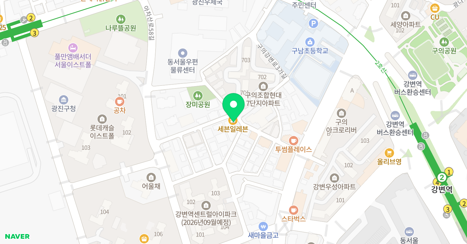 HK 수학 위치