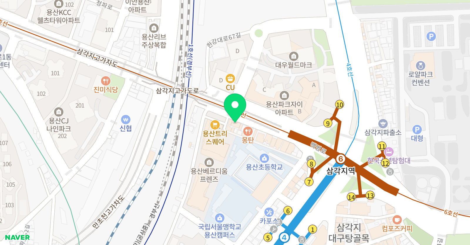 아이디뮤직 위치