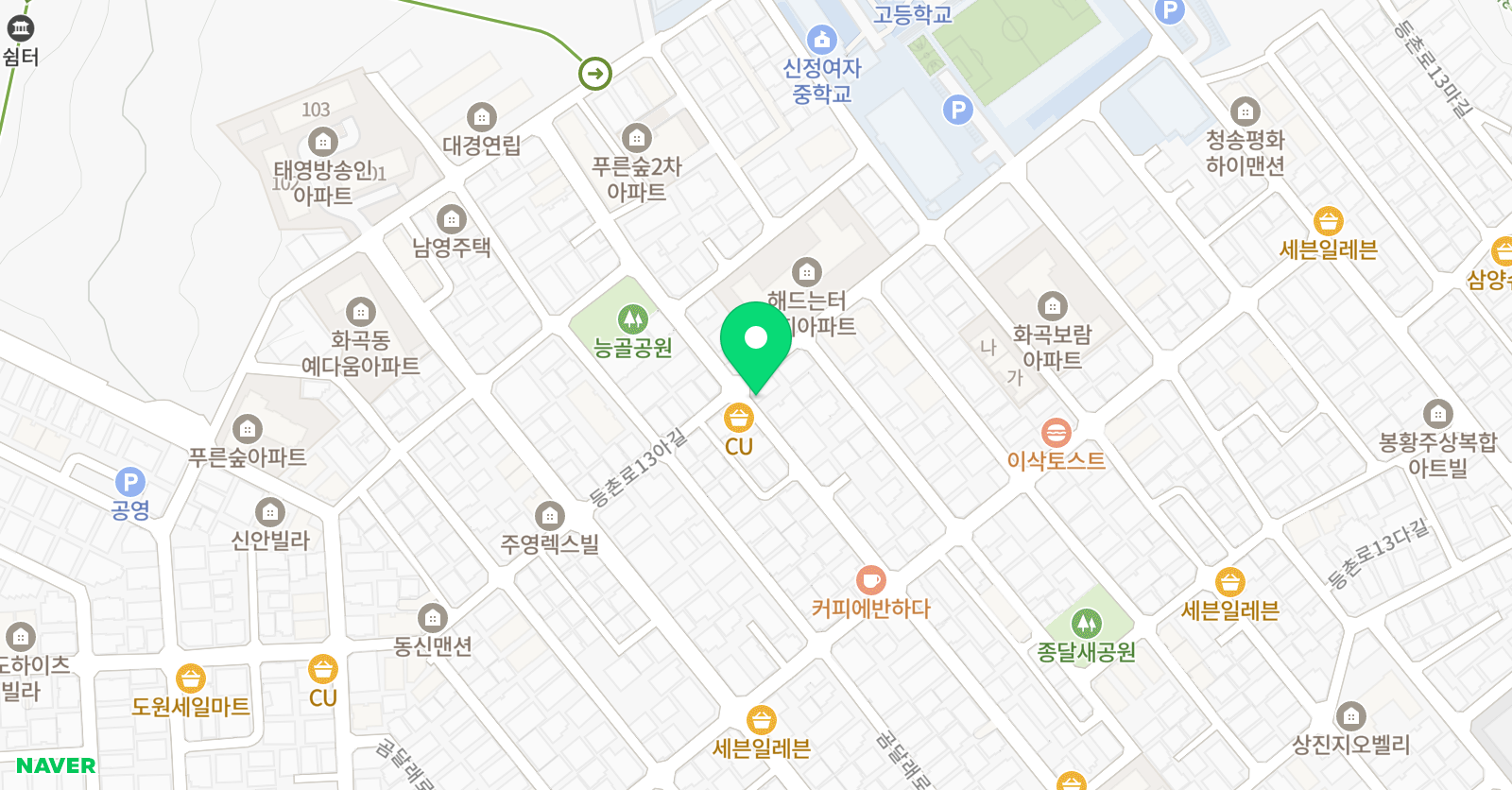 톡톡오렌지나무 미술 위치