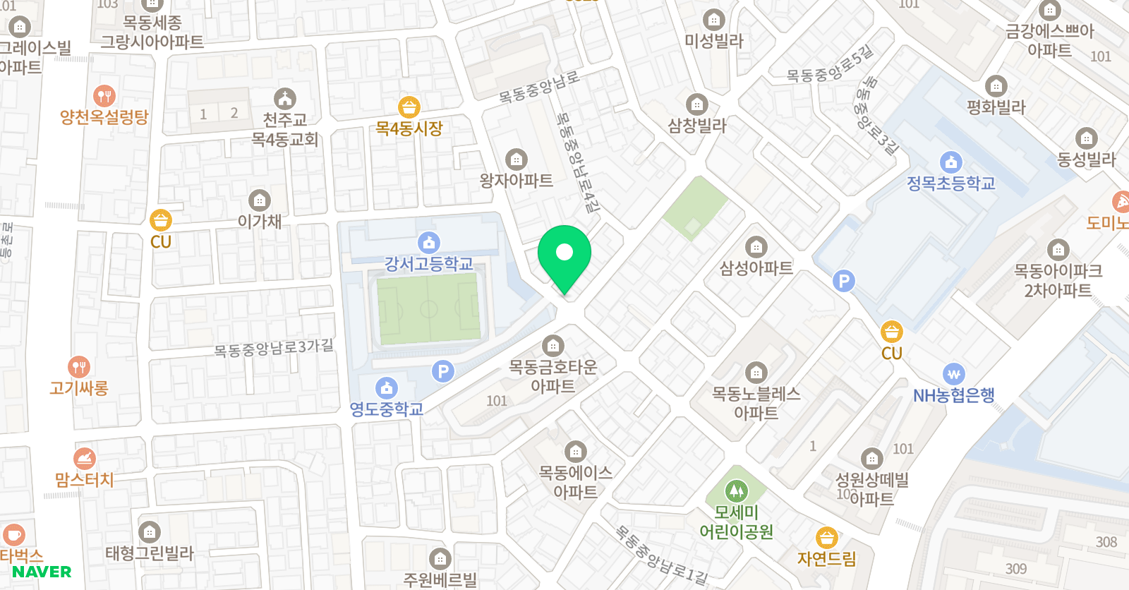 뮤엠 영어 엘리캠퍼스 위치