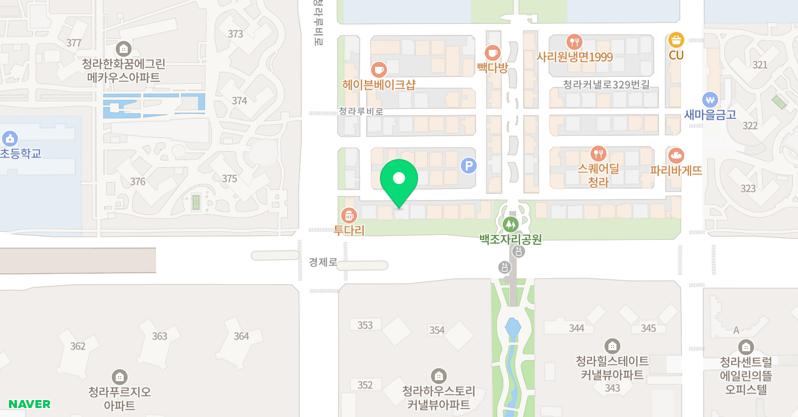 아트피플 미술학원 2관 위치
