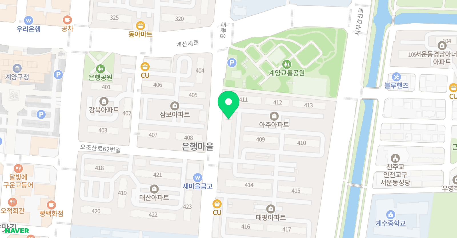 크는나무 음악교습소 위치