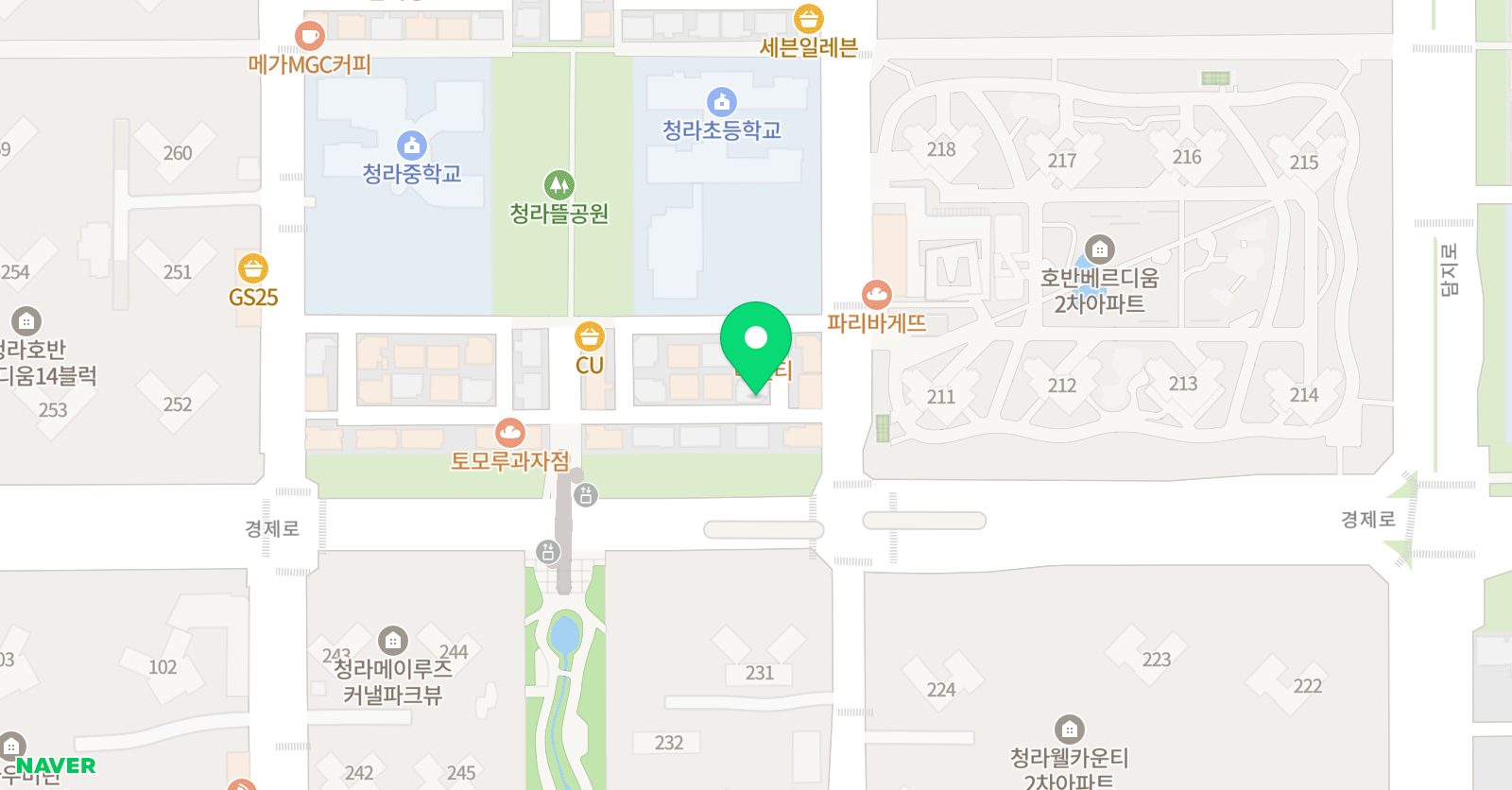 앙팡드파리 청라초캠퍼스 위치
