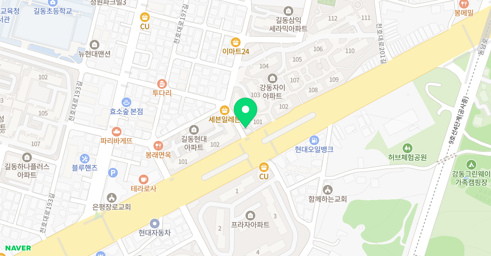 학습코칭 수학보습학원 위치