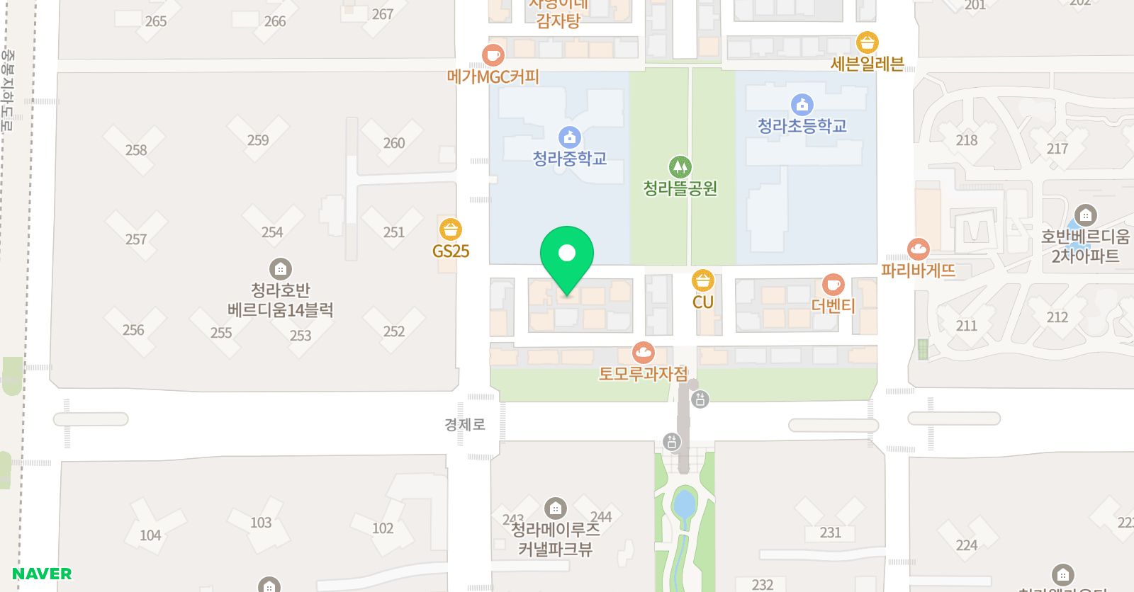I.M.영어 위치