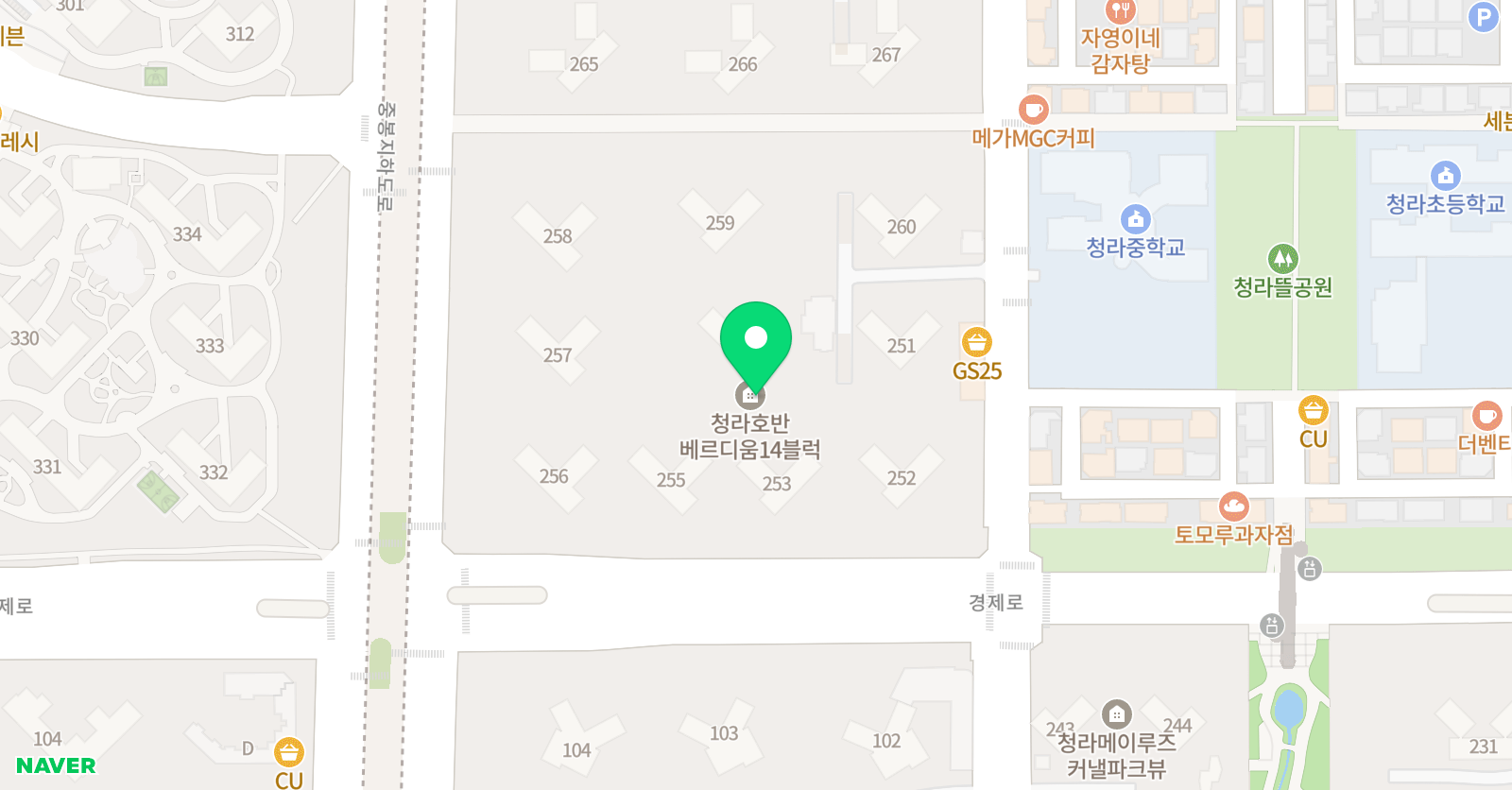 청라이음 논술 위치