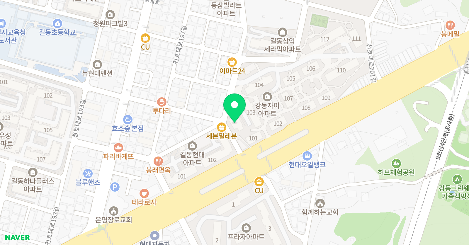 뉴공감 수학교습소 위치