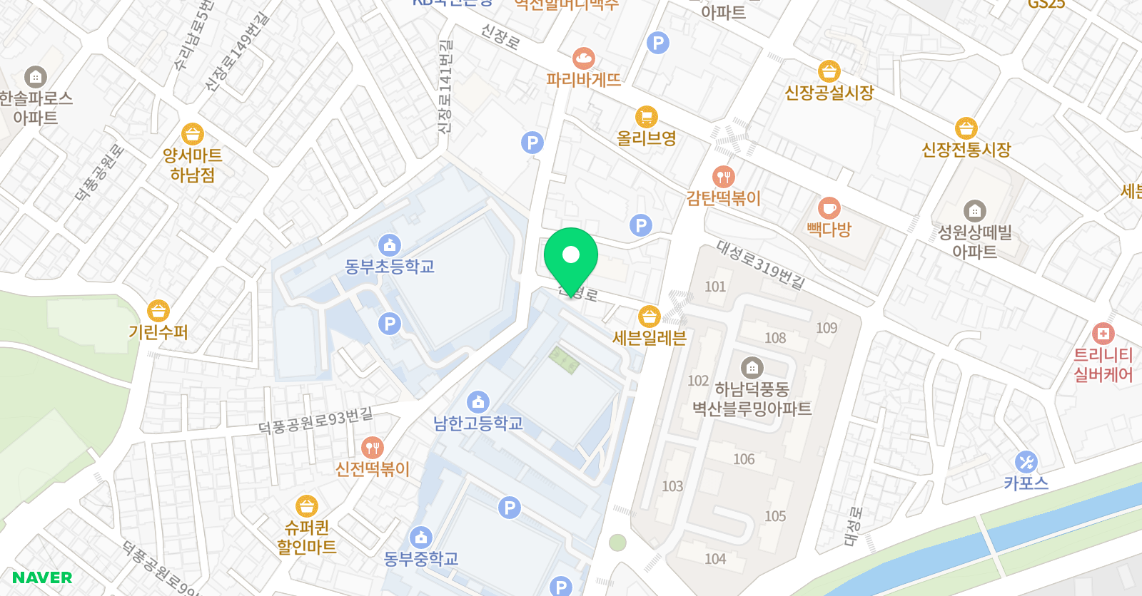 데이비드 영어학원 위치