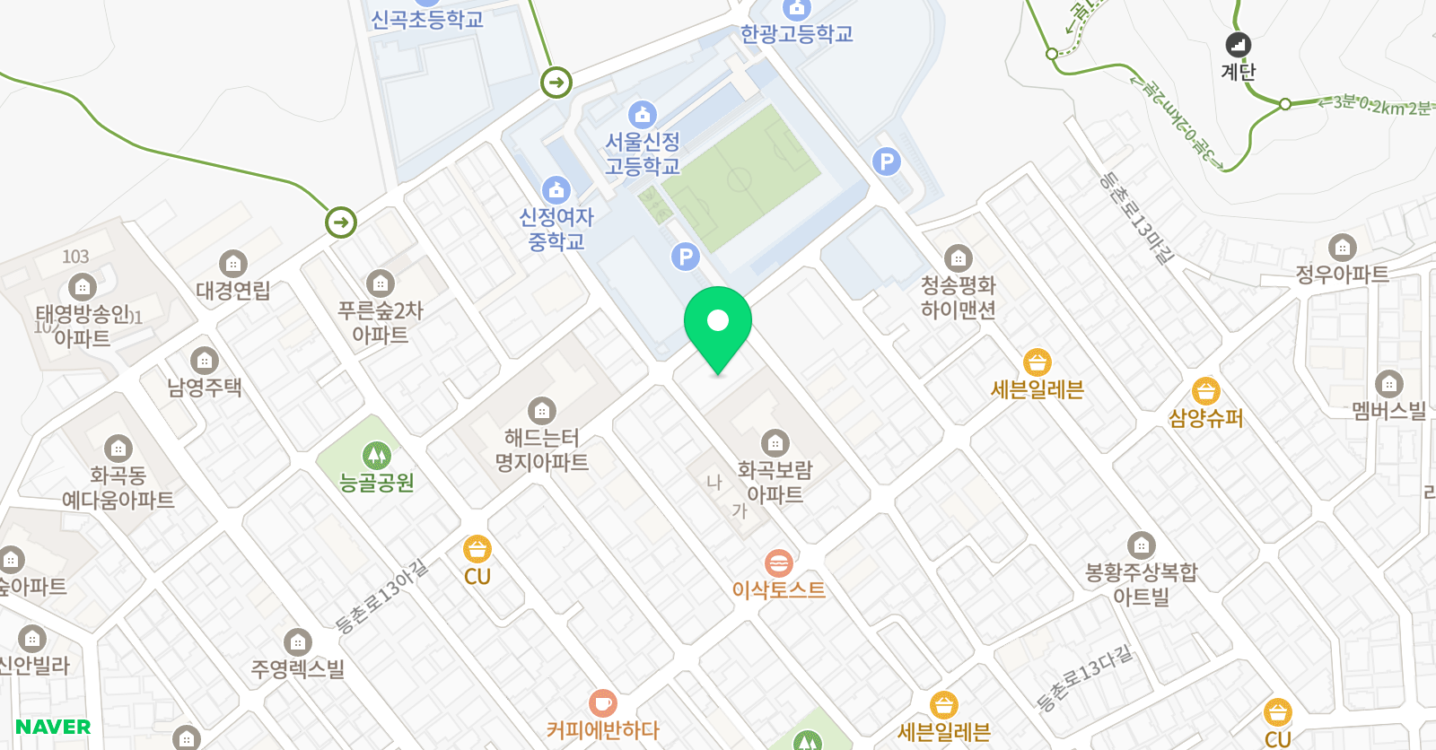 JSK경호태권도 아카데미 위치