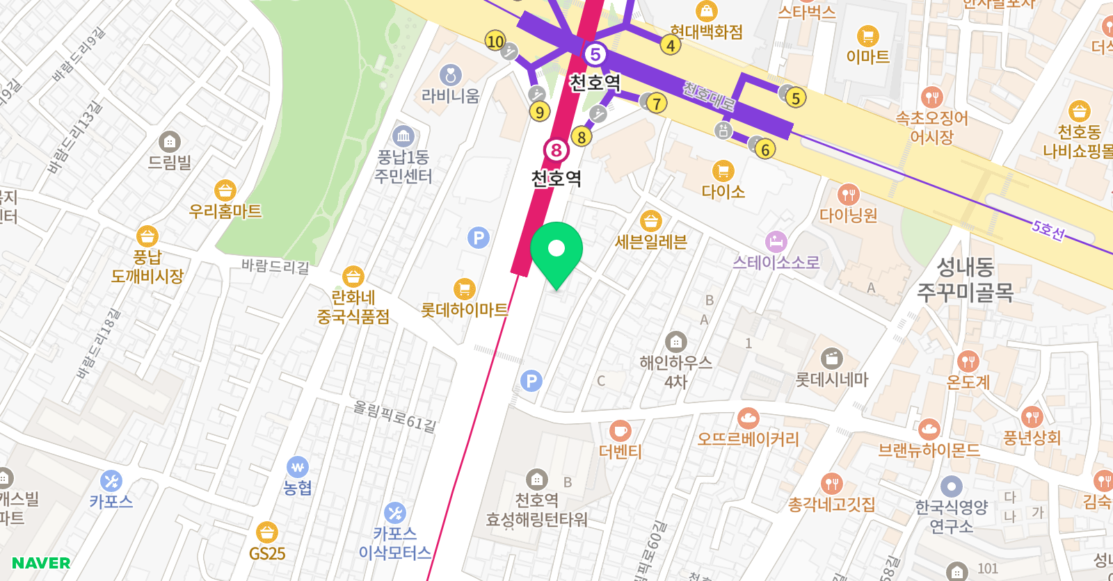 아트501 미술학원 위치