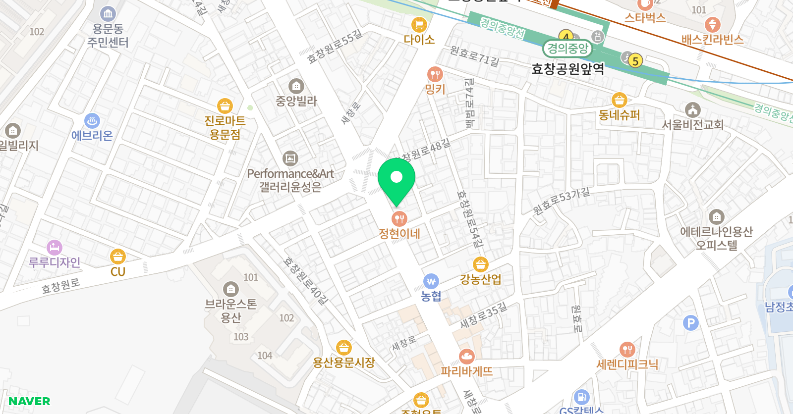 뉴캘리잉글리쉬 위치