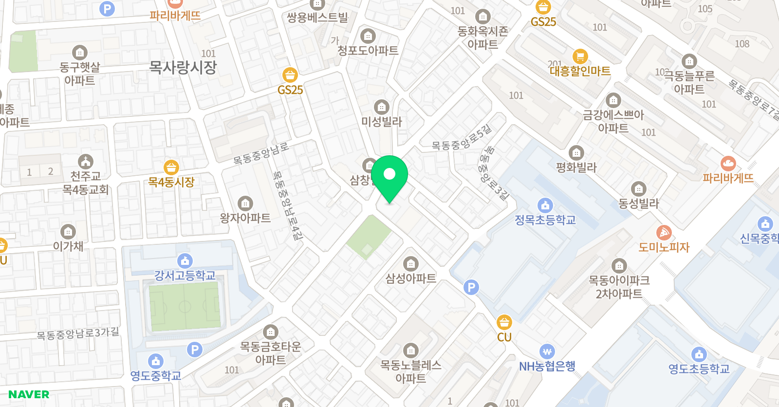 한우리 정목교실 위치