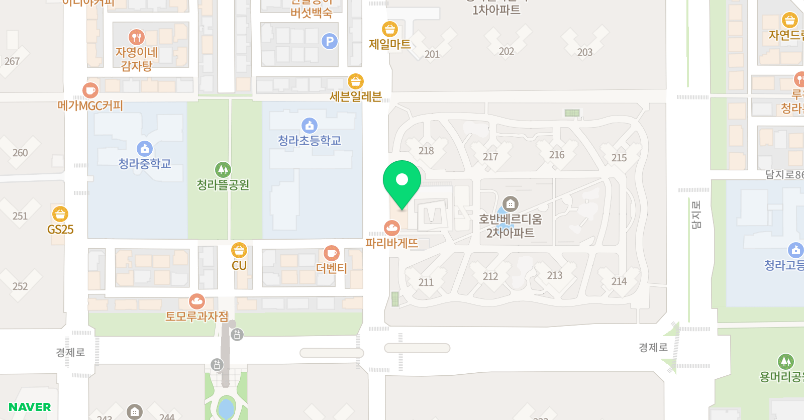 헨델 음악학원 청라 위치