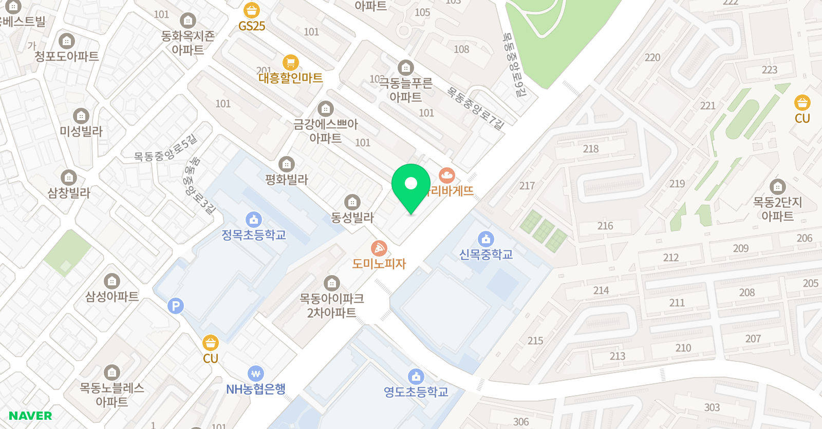 금비 미술학원 1관 위치