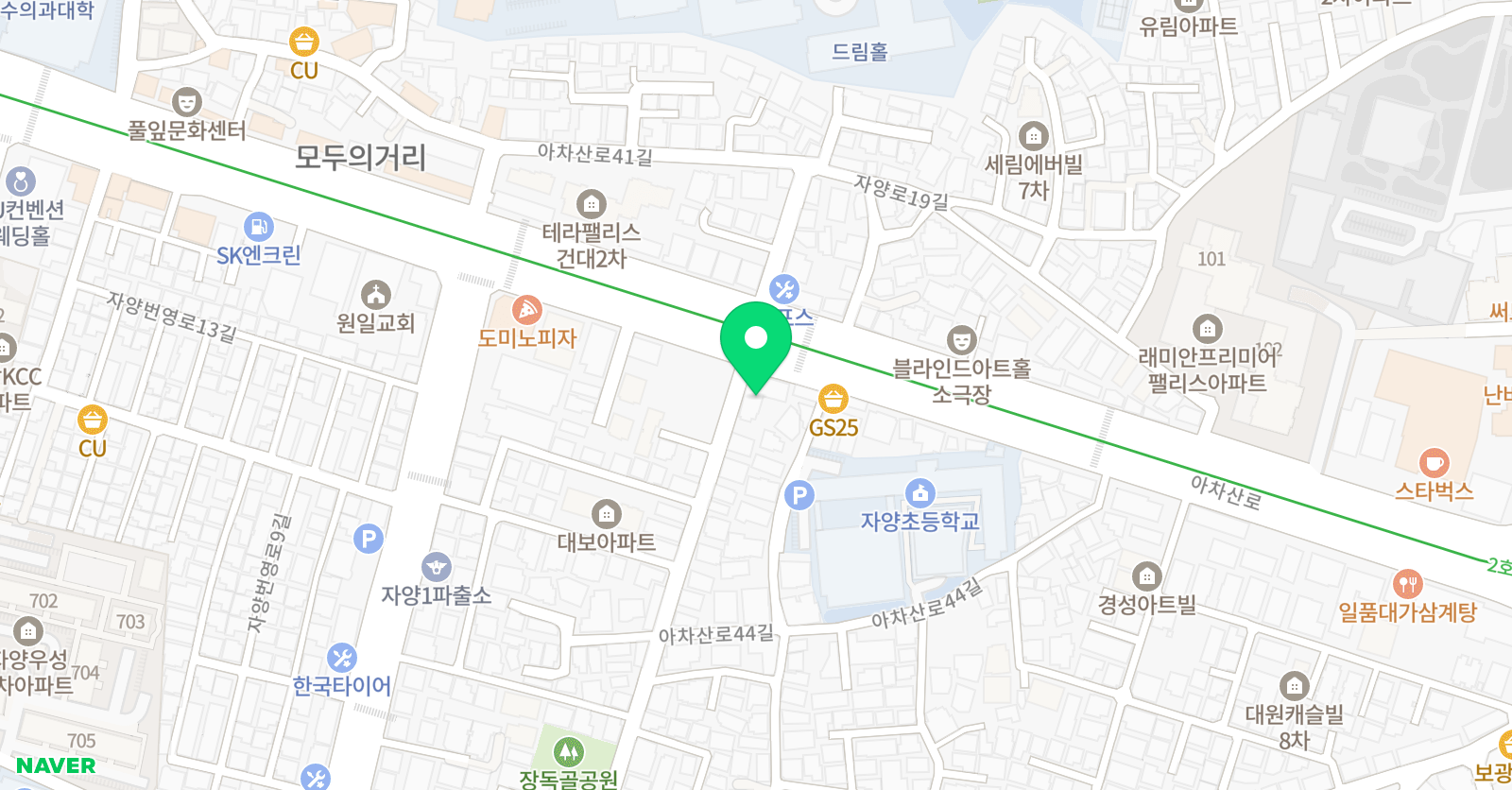 탑클래스 태권도 &점핑펀 줄넘기 위치