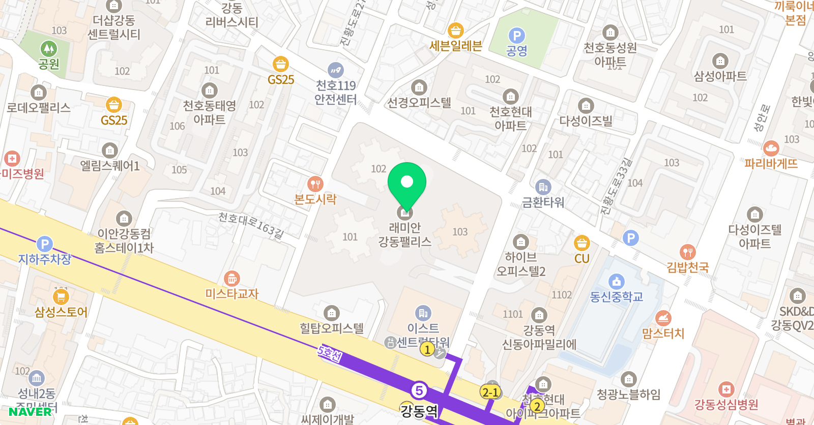 플랑 리듬스튜디오 위치