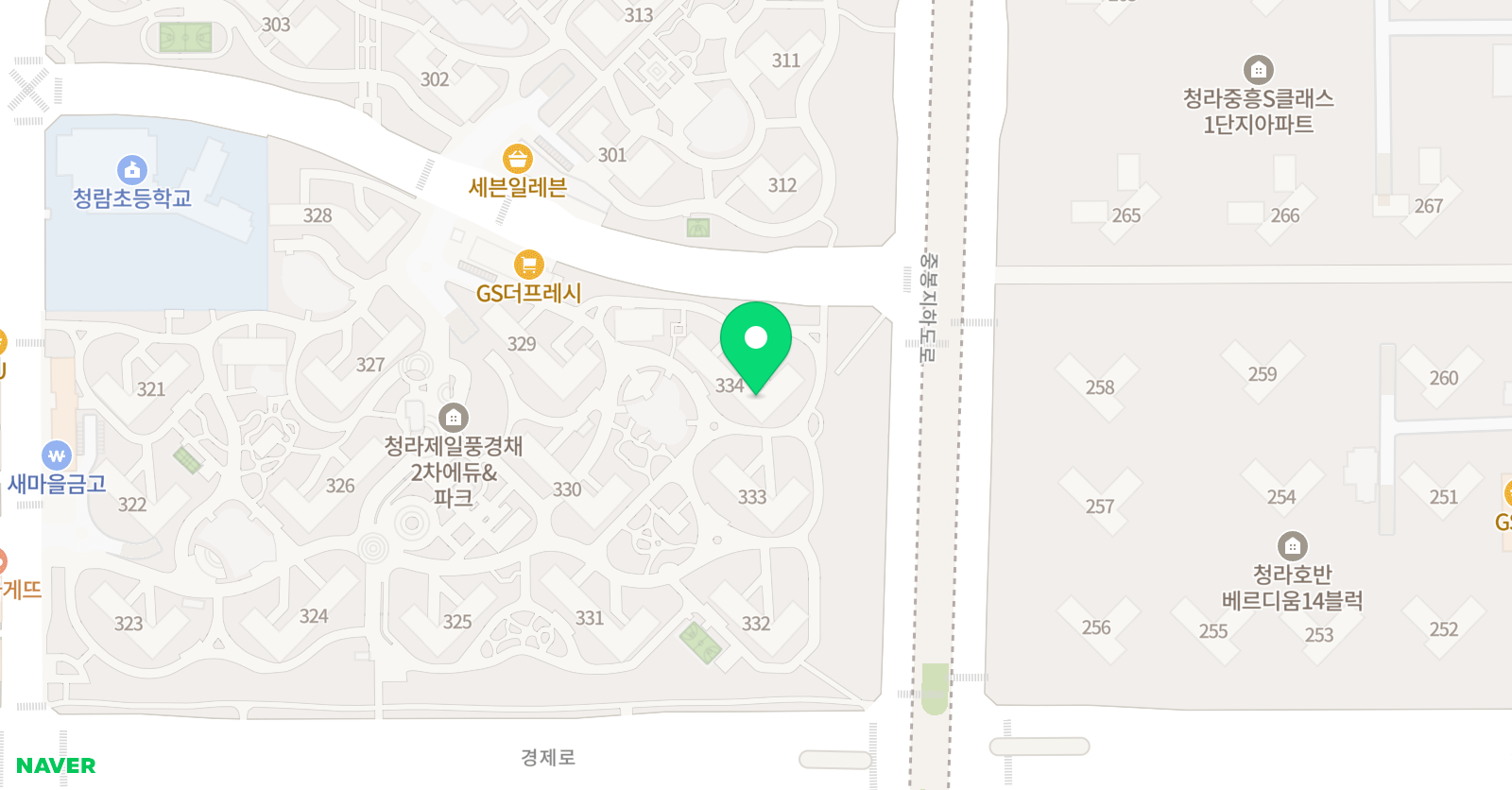 윤선생 우리집앞영어교실 청라호반2호점 위치