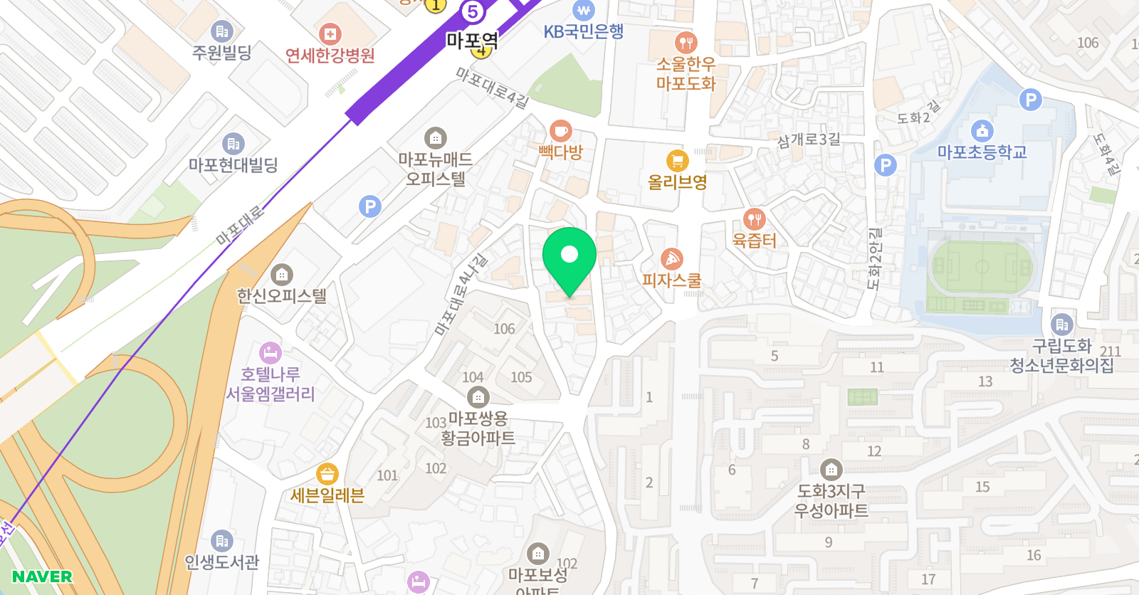 라인발레스튜디오 위치