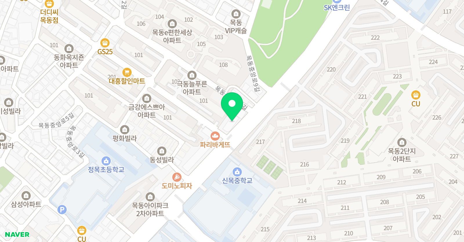 압구정 애플 수학교습소 위치