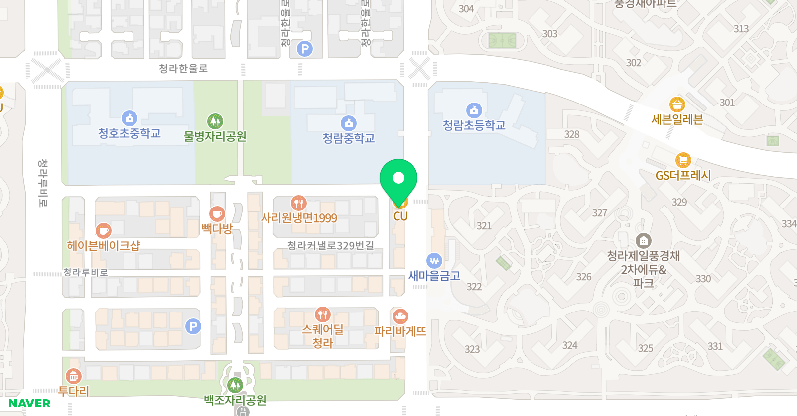 그림과도예이야기 위치