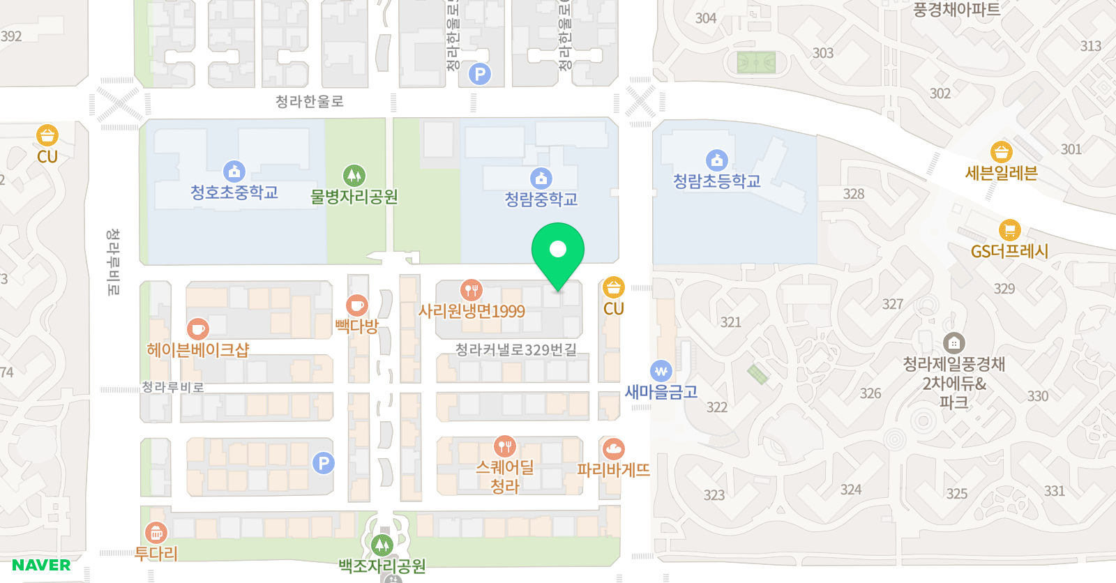 노랑고래 미술학원 위치