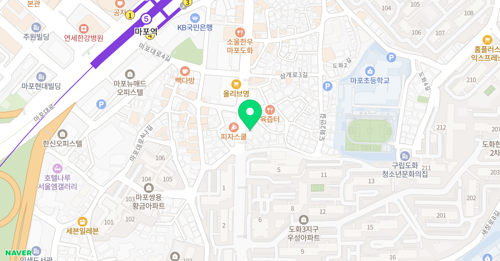 지엘엠 수학전문학원 위치