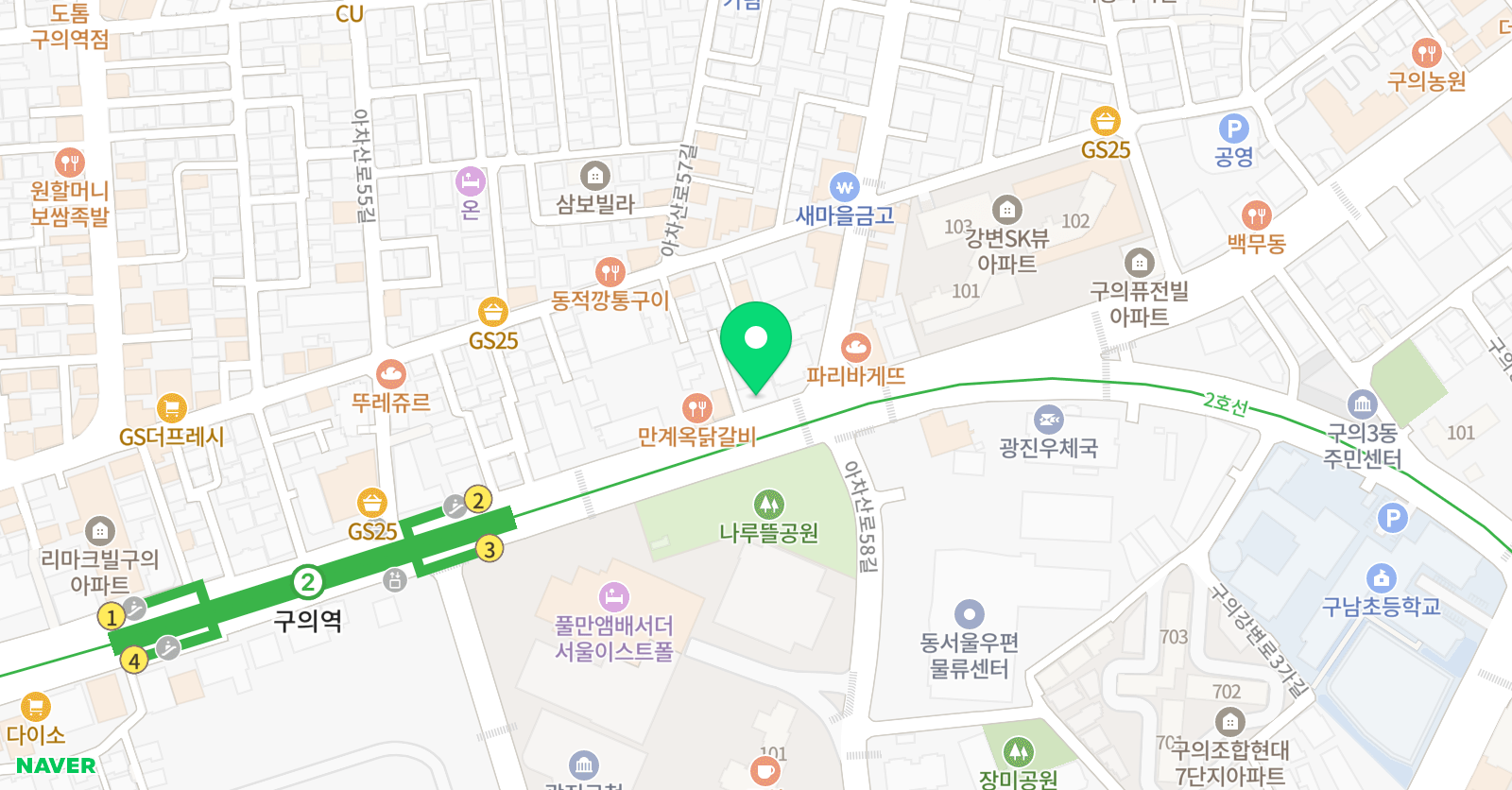 빠체피아노 위치