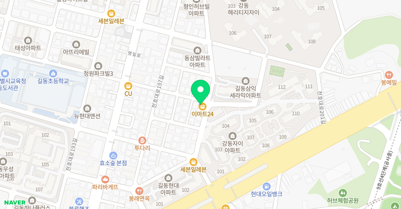 그리다 미술 위치
