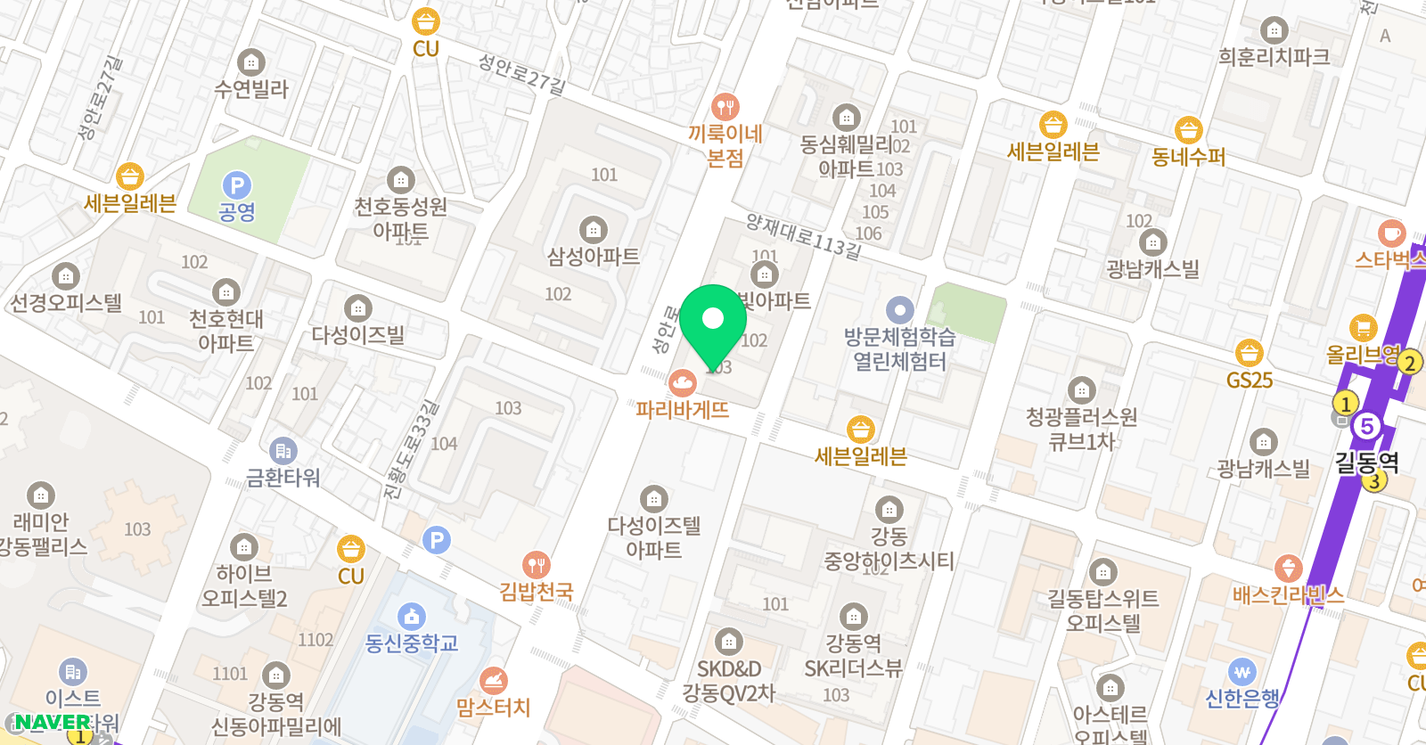 더쿠키 영어교습소 위치