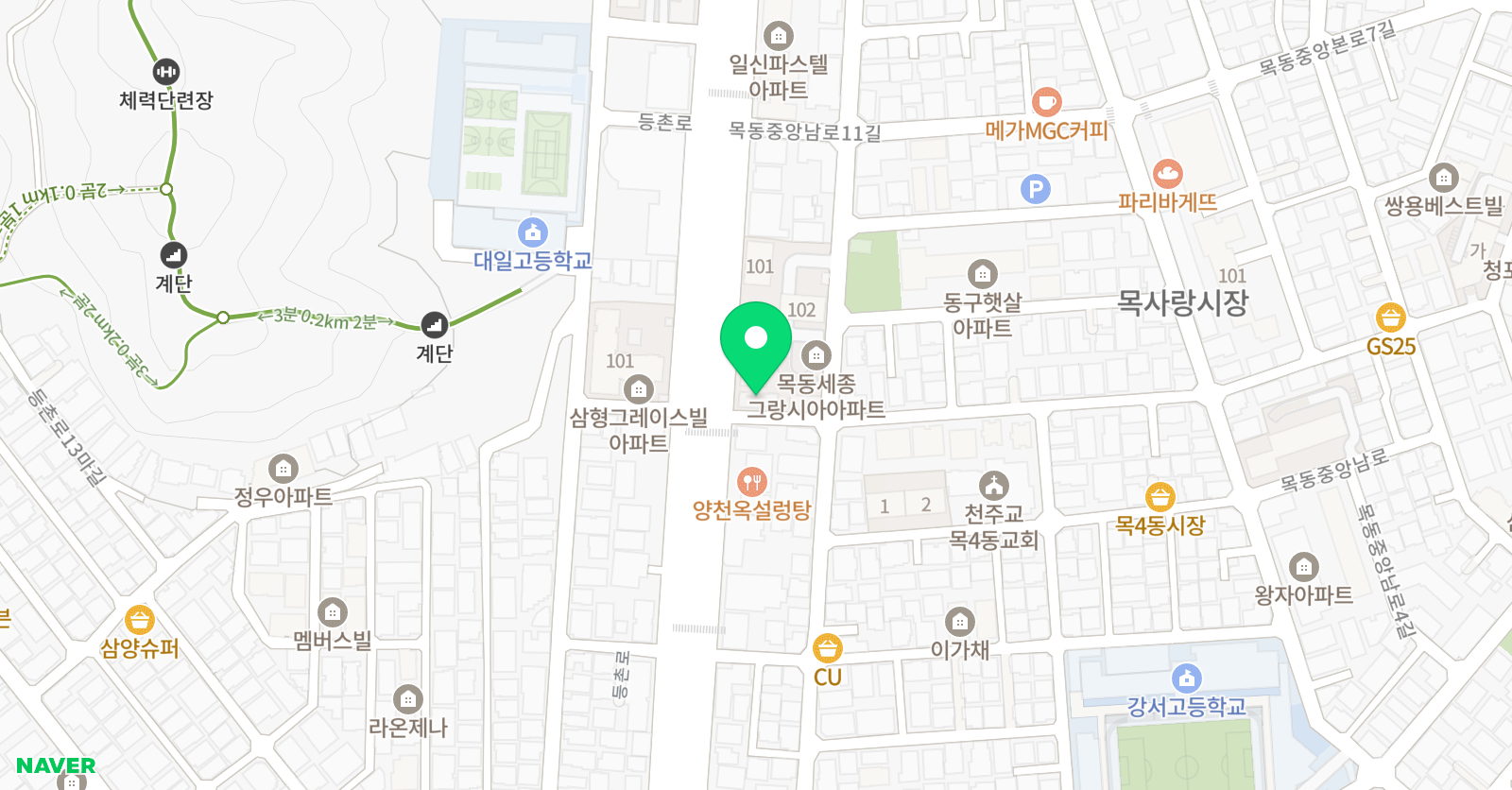 수학을교육하다 학원 위치