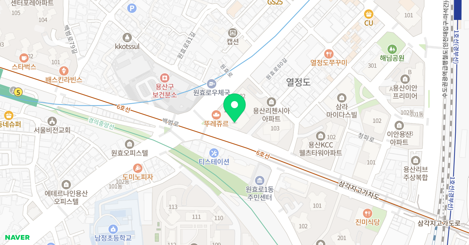 튼튼 태권도 위치