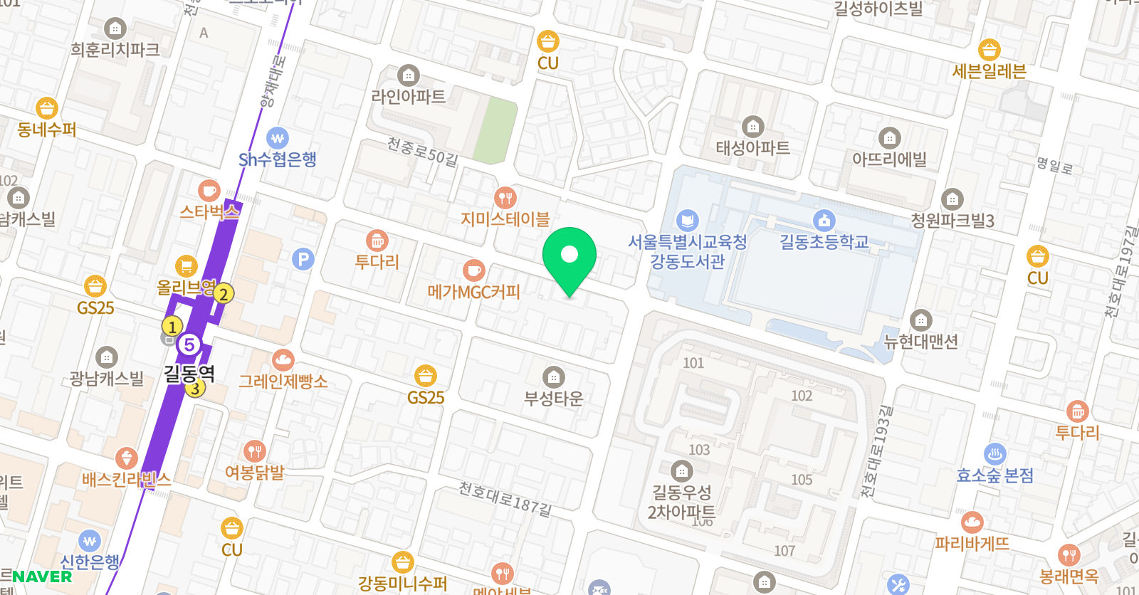 써번트 댄스스튜디오 위치