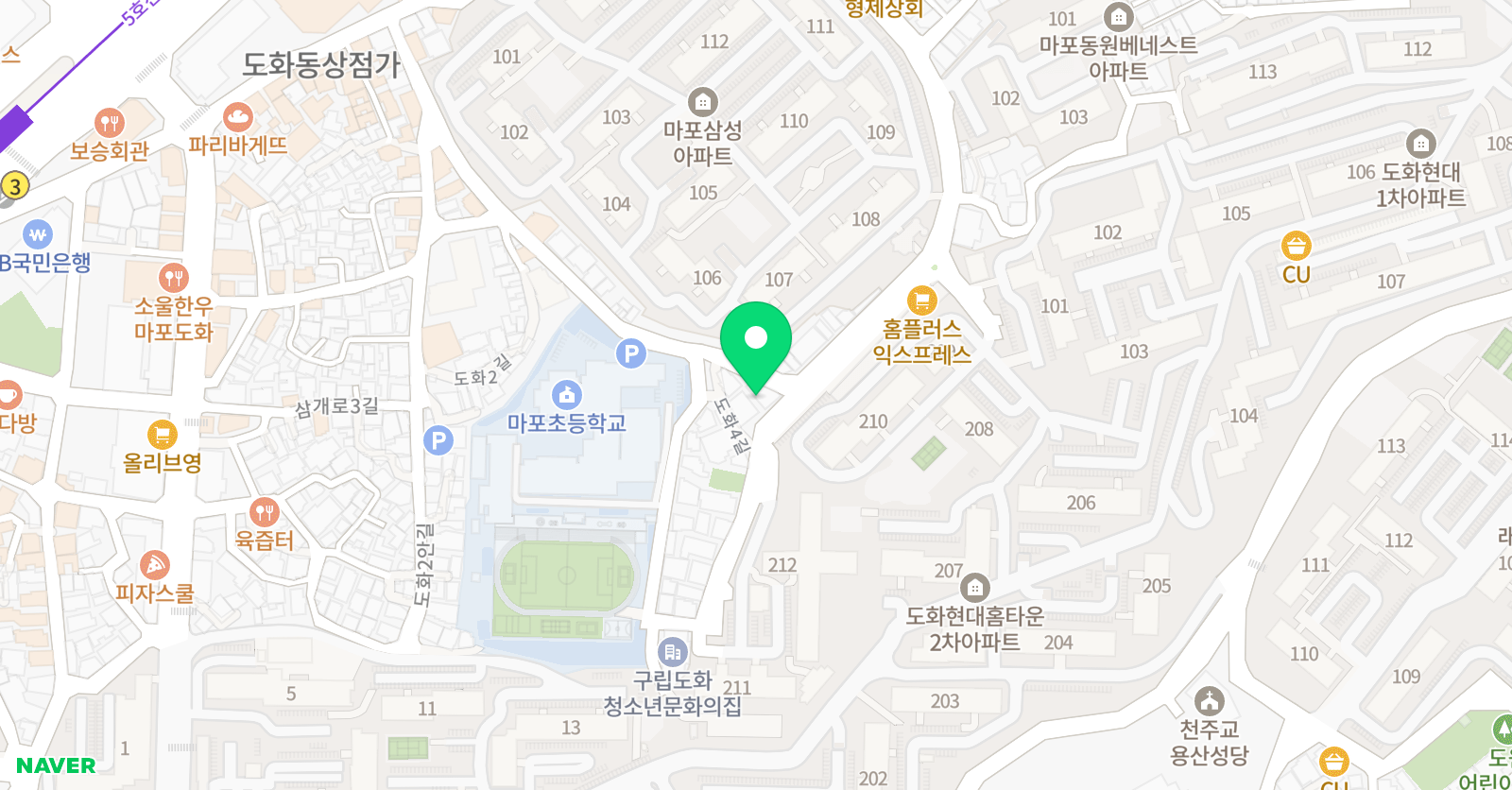 링크탑 영어학원 위치