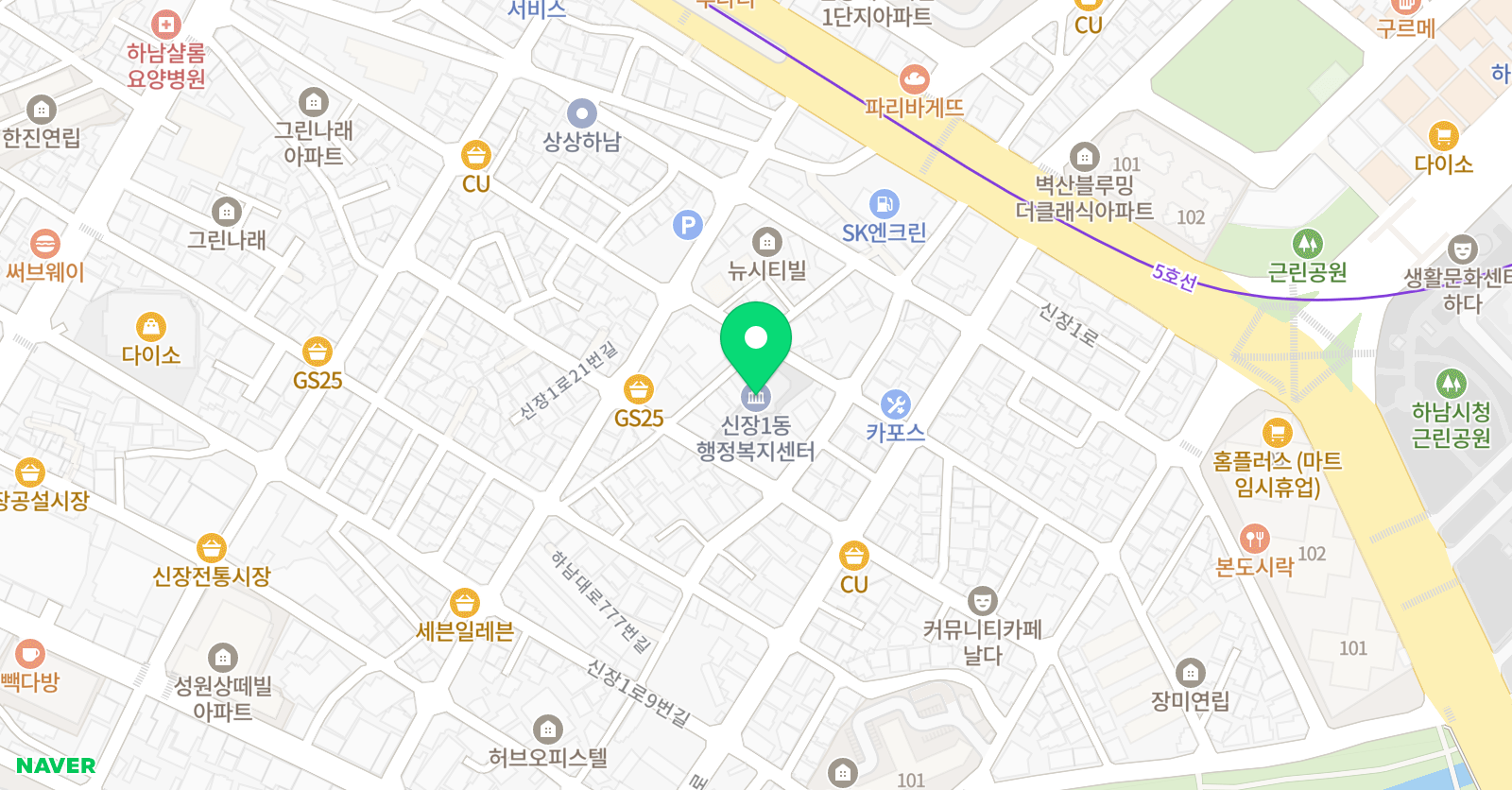 현's영어공부방 위치