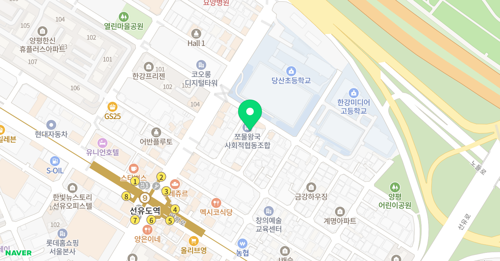 최강멘토 수학전문학원 위치