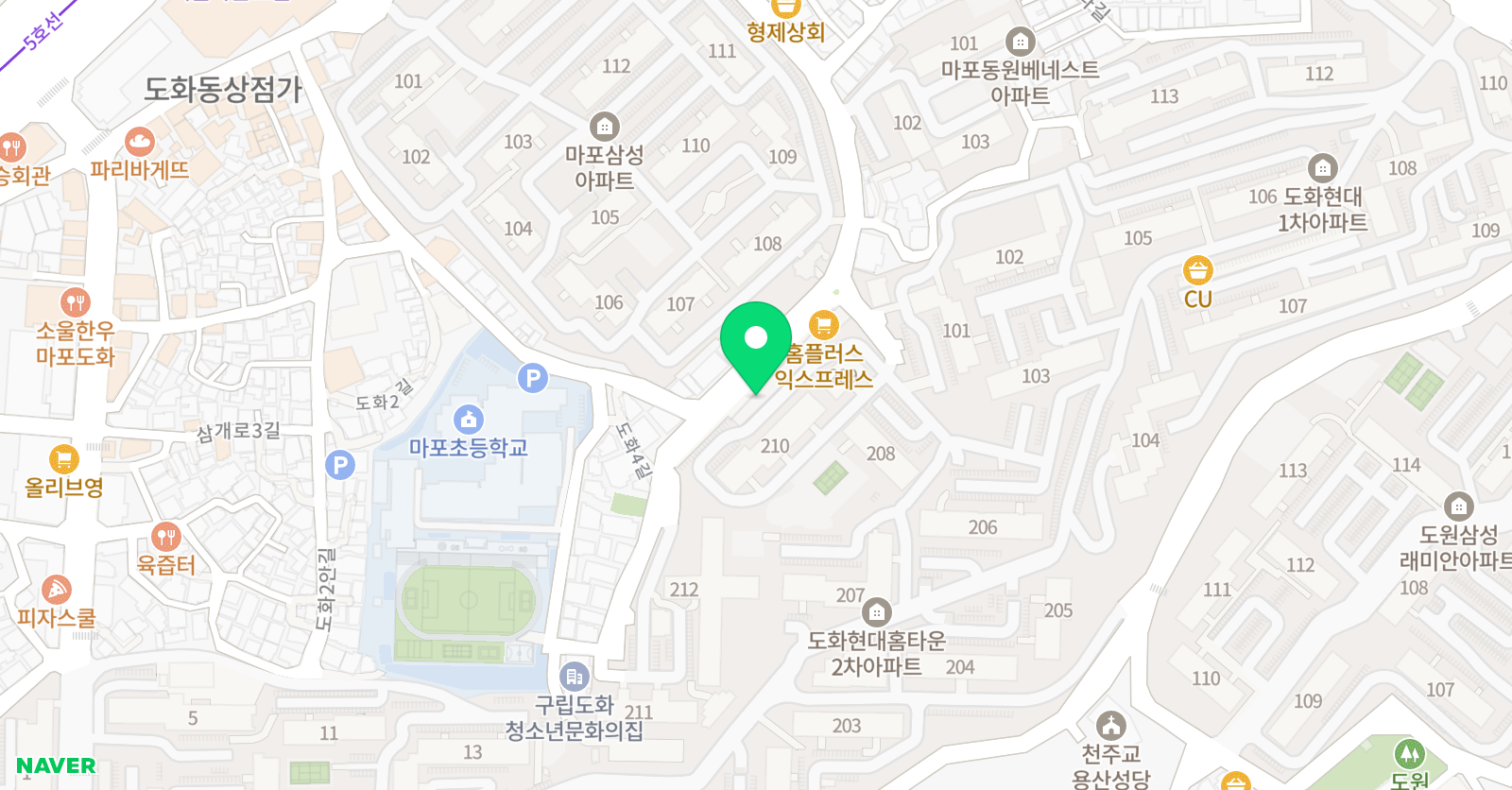 미닝아트 미술교습소 위치