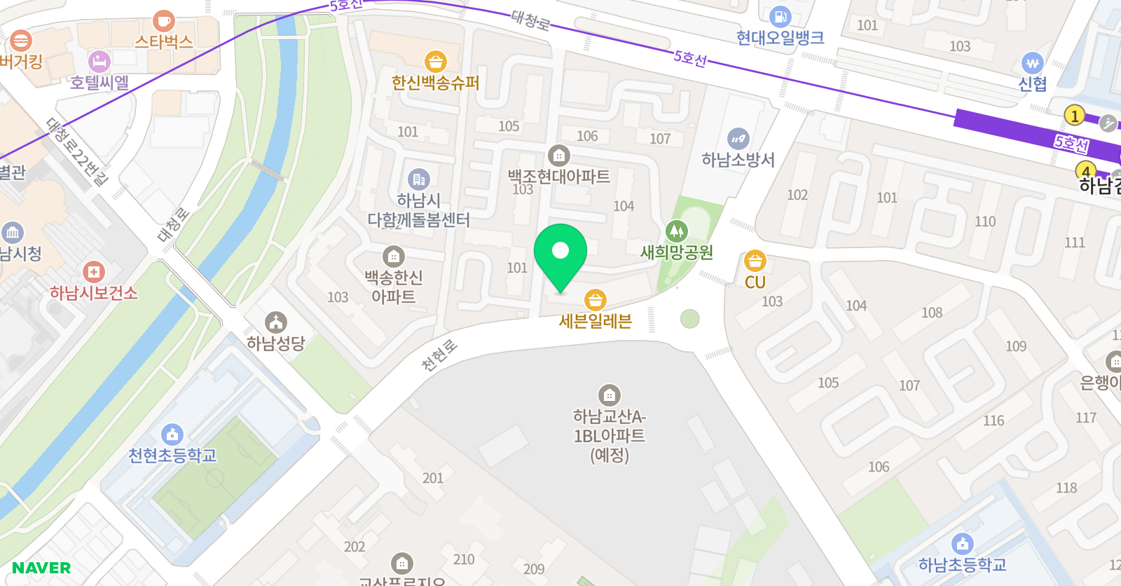 비인 음악학원 위치