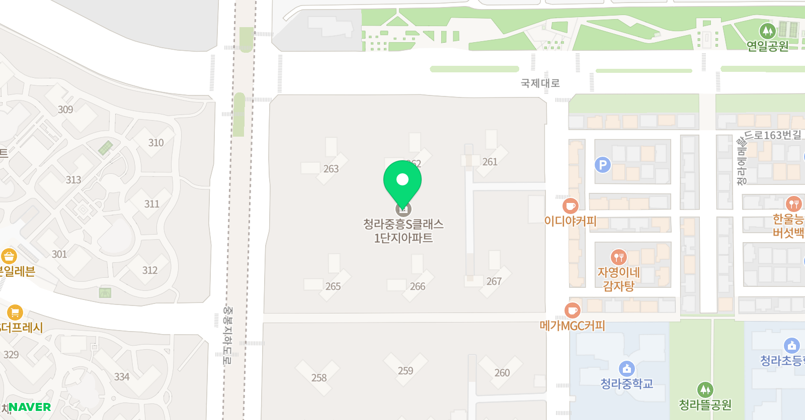 스마트 해법수학 해법영어 중흥점 위치