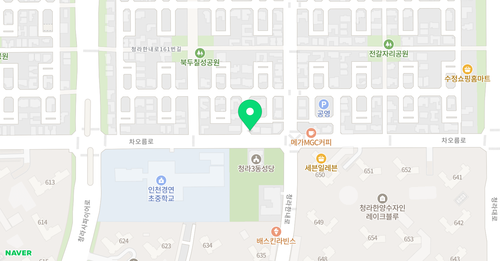 윤선생우리집앞영어교실 경연초점 위치
