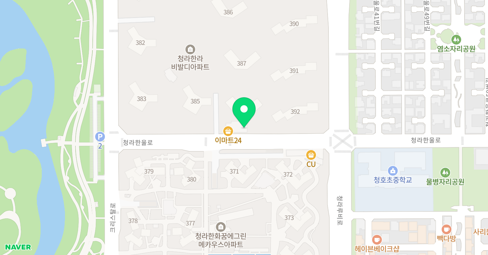 마음가짐 태권도장 위치