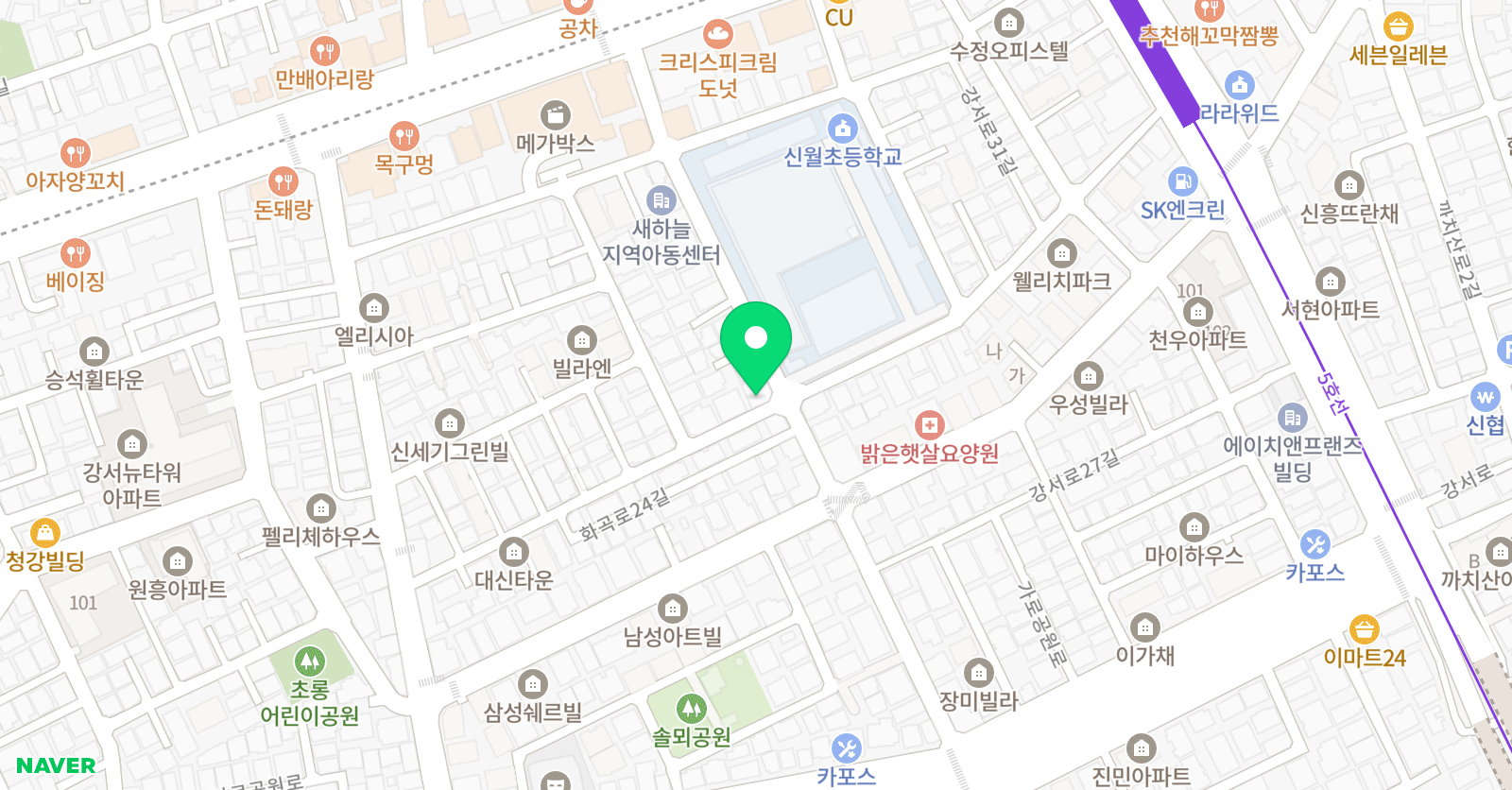 삼성 영어 화곡캠퍼스 위치