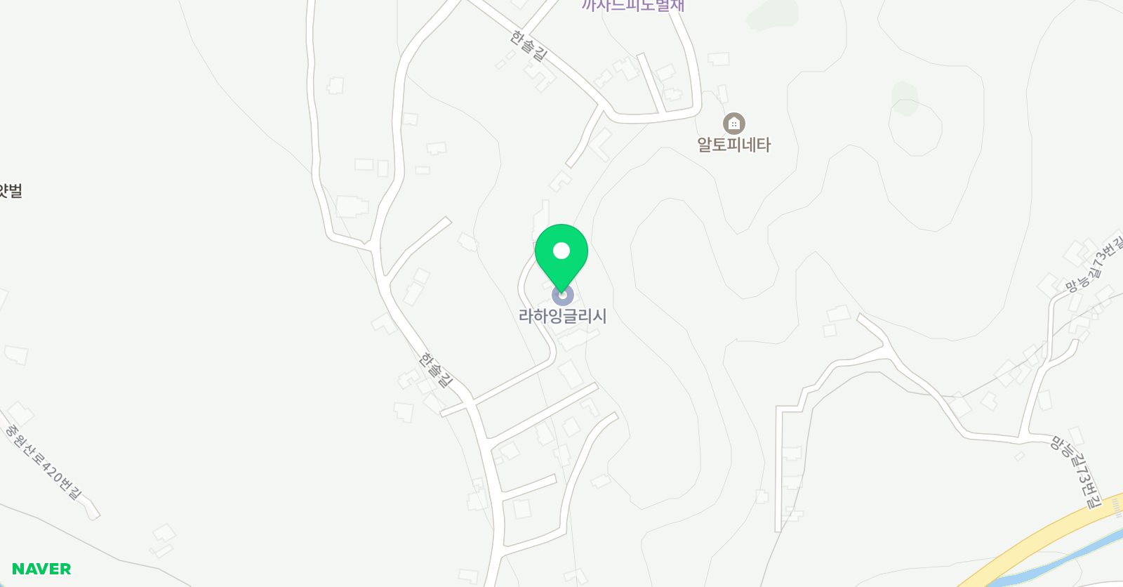라하잉글리시 한솔점 위치
