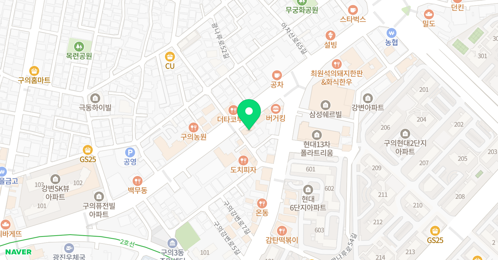 정상어학원 광진분원 위치