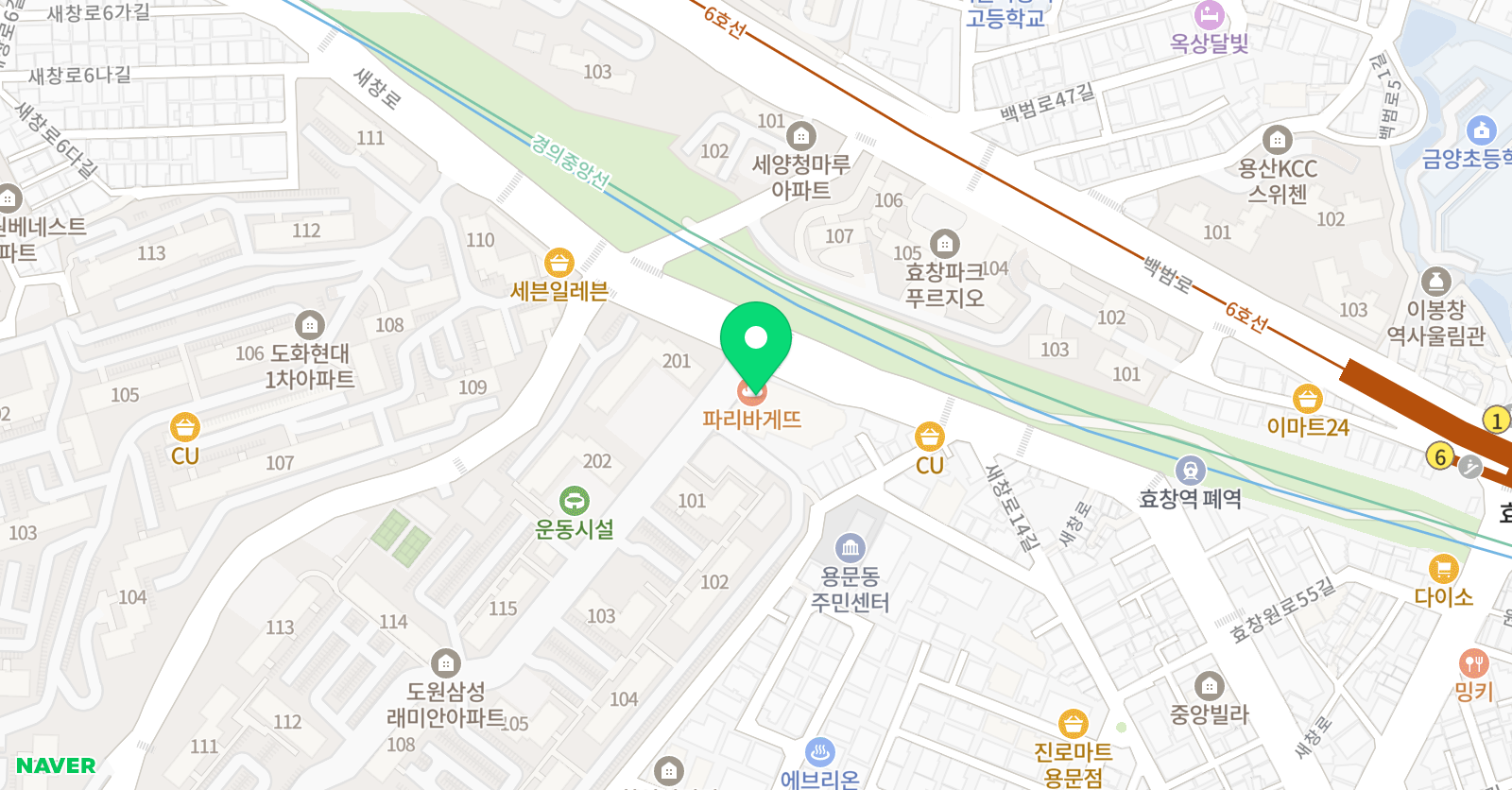 꿈작꿈작 창작소 용산점 위치